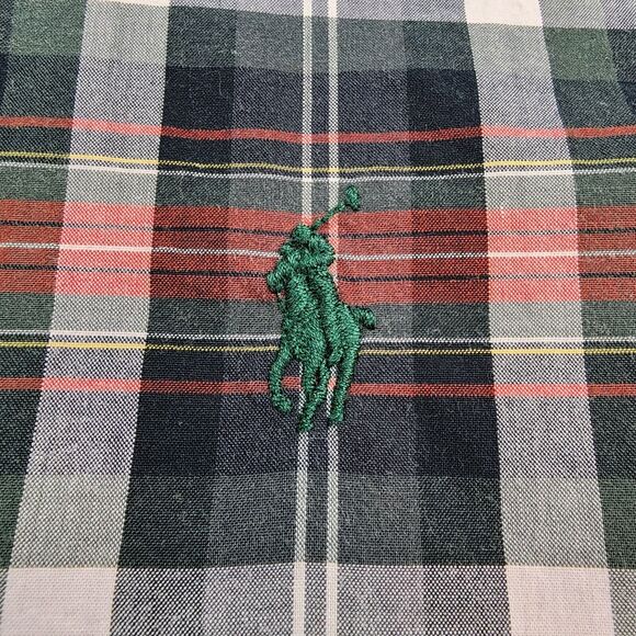 Ralph Lauren Shirt Mens XL Madras Plaid Classic Fit Long Sleeve Button Down - Picture 9 of 16